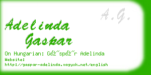 adelinda gaspar business card